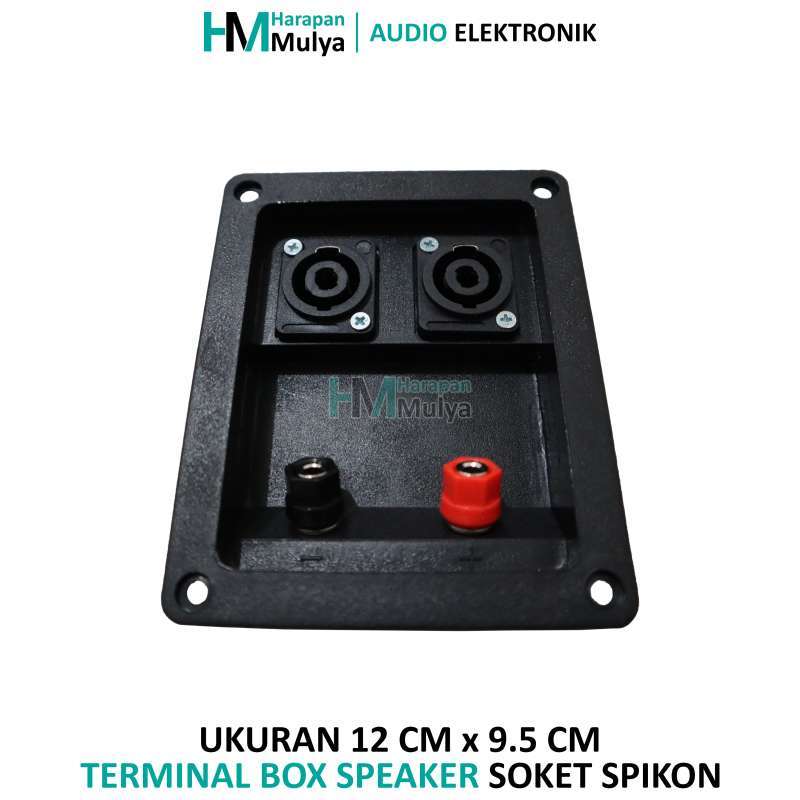 Jual Terminal Box Speaker Soket Spikon Boks Spiker Socket Spicon