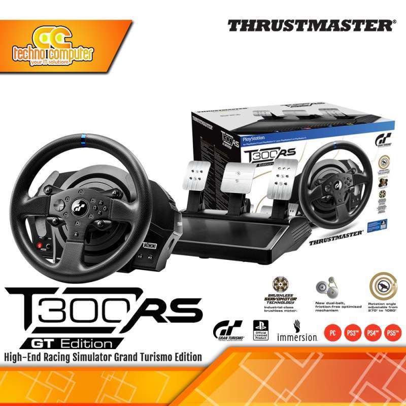 Jual THRUSTMASTER T300RS GT Edition, Racing Game Wheel, Force Feedback  for PC/PS4/PS5 di Seller Techno Computer Bali - Techno Computer Bali - Kota  Denpasar
