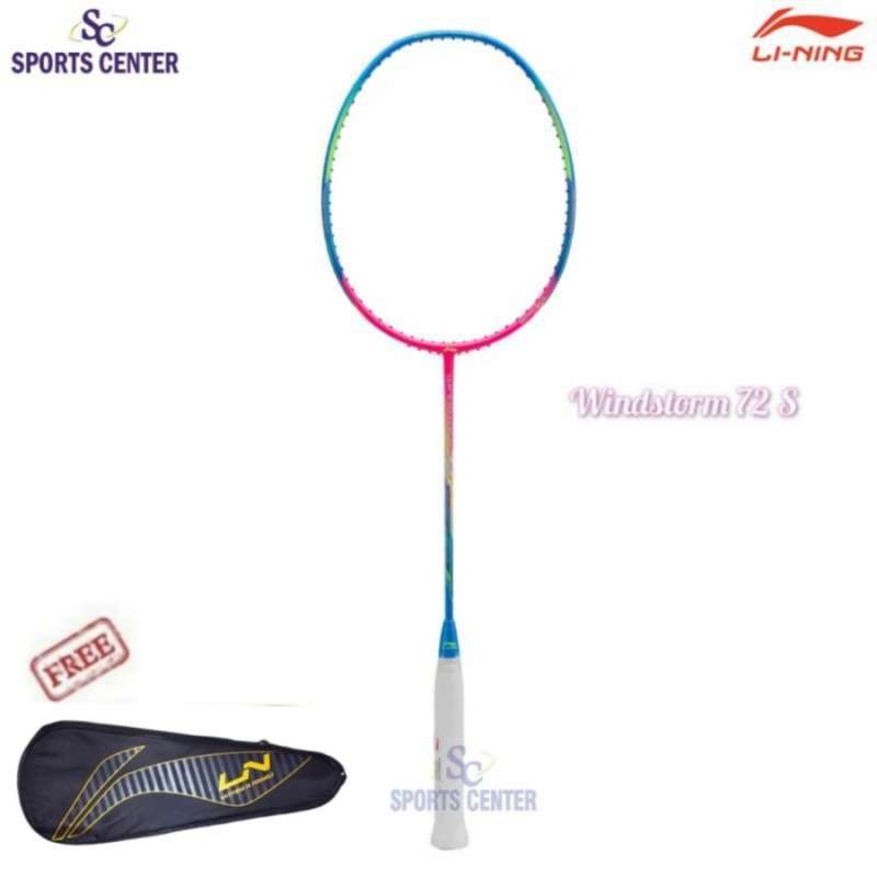 Jual New Raket Badminton Lining Windstorm 72 S Blue Pink Di