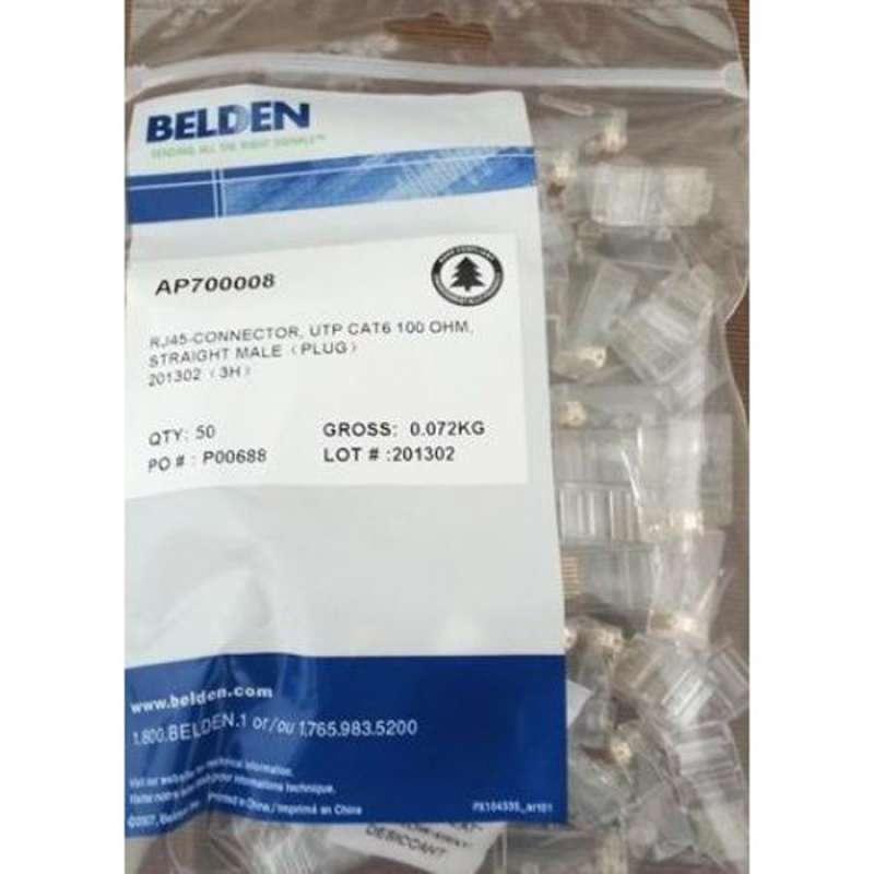 Jual Belden Ap700008 Connector Rj45 Utp Cat 6 50 Pcs Online Desember 2020 Blibli