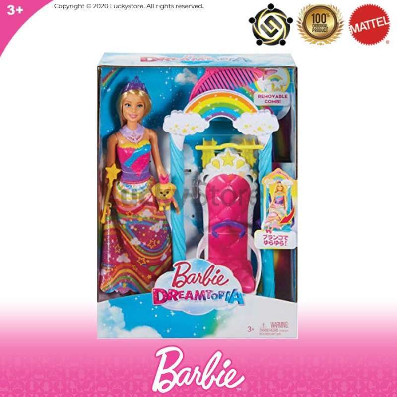 Barbie dreamtopia swing online playset