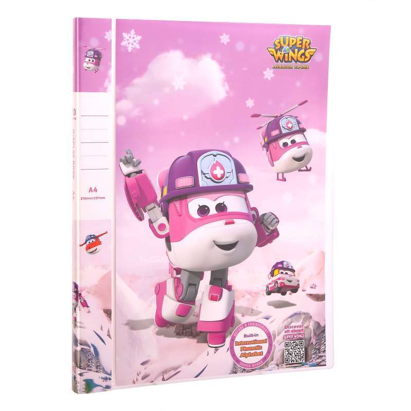 Jual Deli Ez55702 Super Wings Display Book 0 6mm Bahan Pp Saku 0 03mm A4 2 Warna Online Agustus 2020 Blibli Com