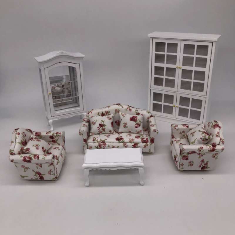 Jual Oem Mini Sofa End Table And Vertical Storage Cabinet Models For 1 12 Dollhouse Online September 2020 Blibli Com