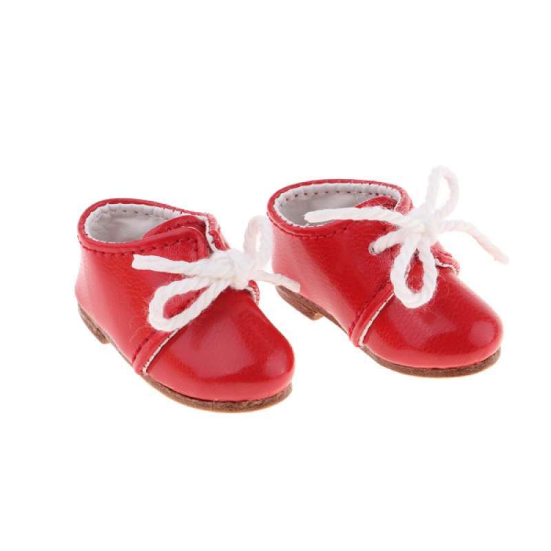 Jual Oem Bjd Yosd Shoes Red Pu Leather Flats For Momoko Dod Dz For Blythe Dolls 1 6 Online Desember 2020 Blibli