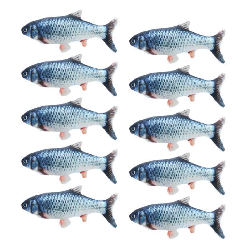 Jual Oem Cat Chewing Toy Kitty Interactive Fish Toy Play Toy For Cats Catfish 10 Pcs Online November 2020 Blibli