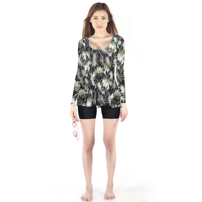 Jual Lasona Trdp C2438j L01533 Women Swimsuit Baju Renang Rok Wanita Tangan Panjang Black Online September 2020 Blibli Com