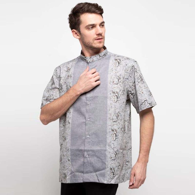 Jual Hassenda Man Hajwar Motif Print Baju Koko Pria [hbka53839