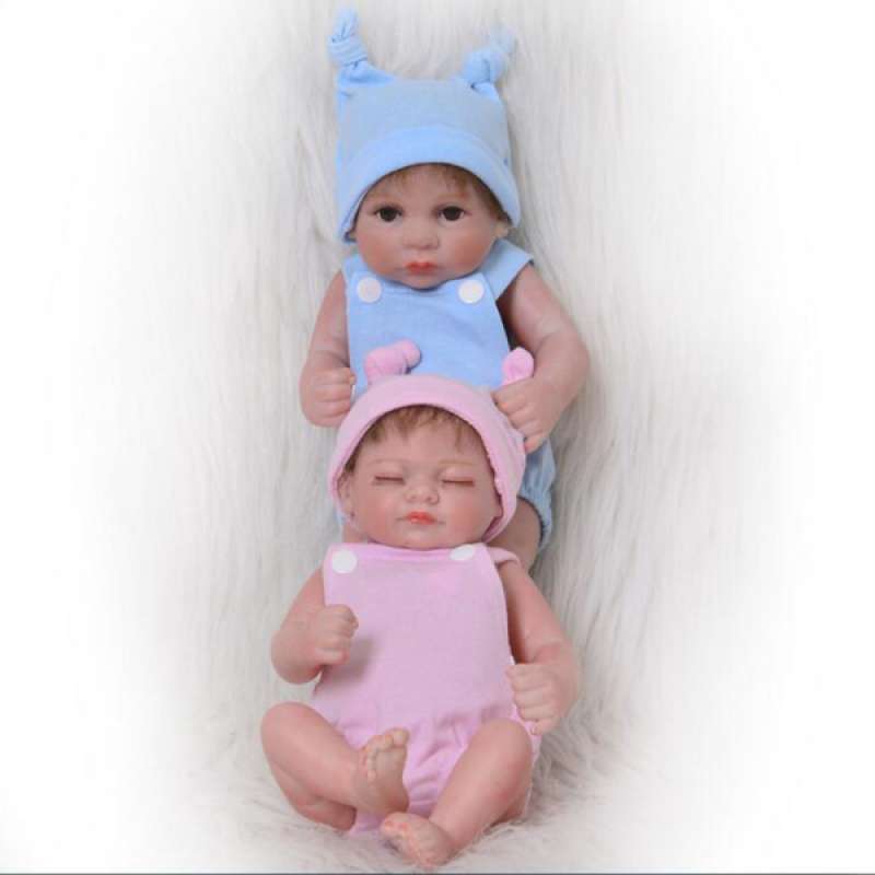 Jual Oem Realistic Silicone Baby Twin Doll Costumed Reborn Doll Kids Toys 26 Cm Online September 2020 Blibli Com