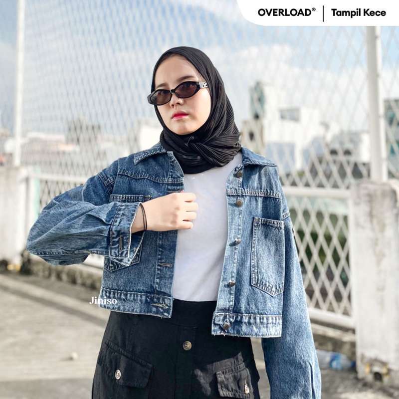 Jaket levis oversize top