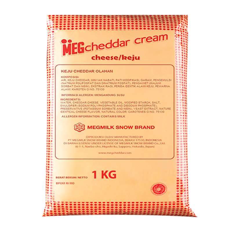 Jual Meg Cheddar Cream Cheese 1 Kg Online Oktober 2020 Blibli Com