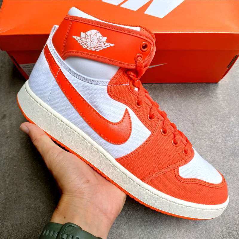 Air Jordan Retro High AJKO Syracuse || ko white orange