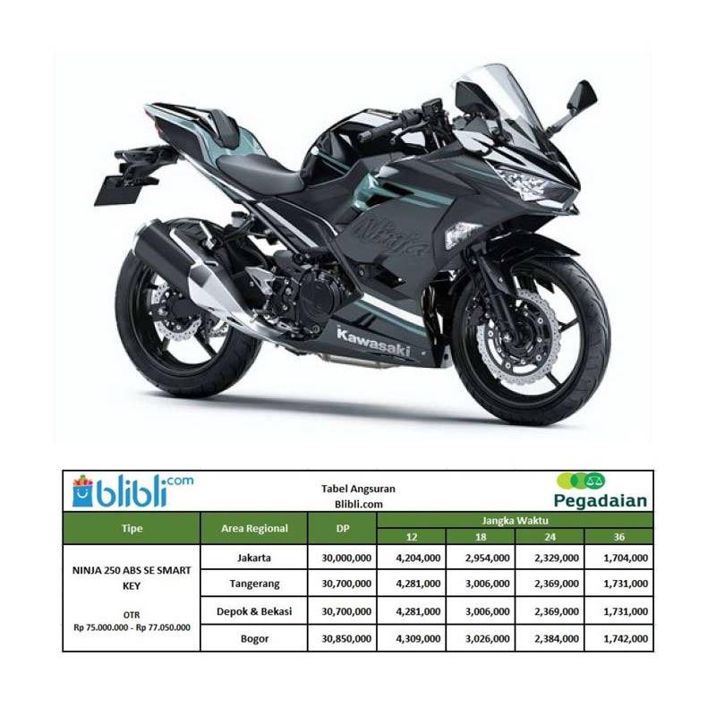 Jual Pegadaian Kawasaki Ninja 250 Abs Se Smart Key Sepeda Motor Otr Jabodetabek Online Februari 2021 Blibli