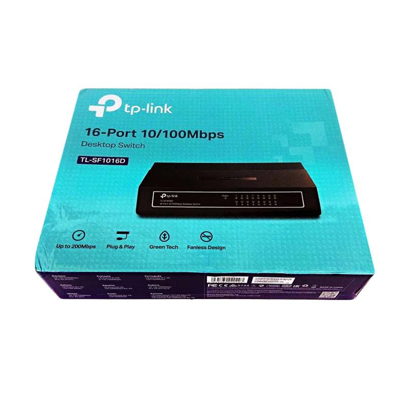 Jual Tp Link Tl Sf1016d Desktop Switch Hub 16 Port 10 100mbps Online September 2020 Blibli Com