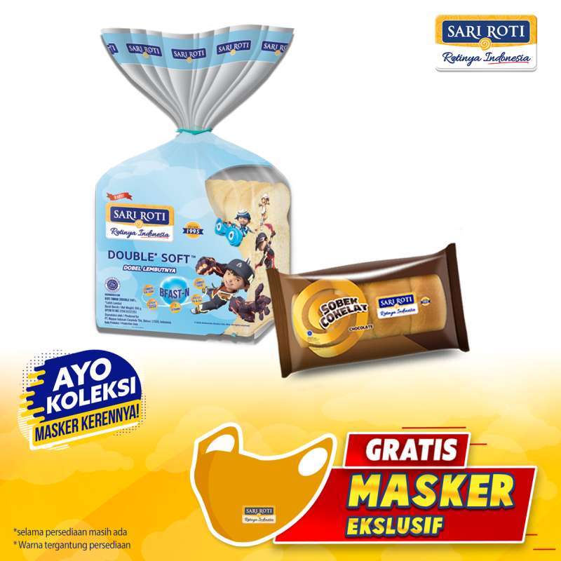Jual Sari Roti Paket Masker Free Masker Ekslusif Online September 2020 Blibli Com