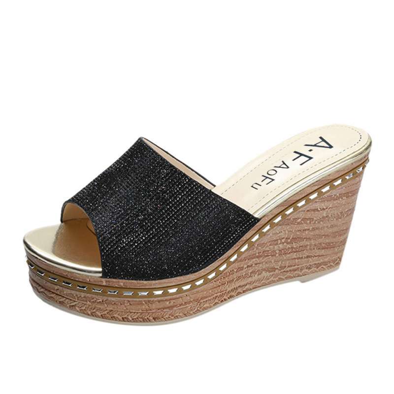 Jual A.FAOFU Women Sequin Slippers 