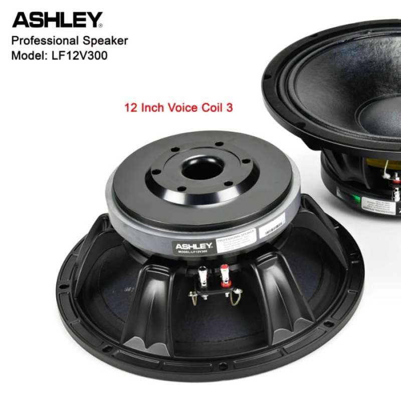 Jual Ashley Lf18v300 Voice Coil Speaker 12 Inch 3 Inch 1200 Watts Online Februari 2021 Blibli