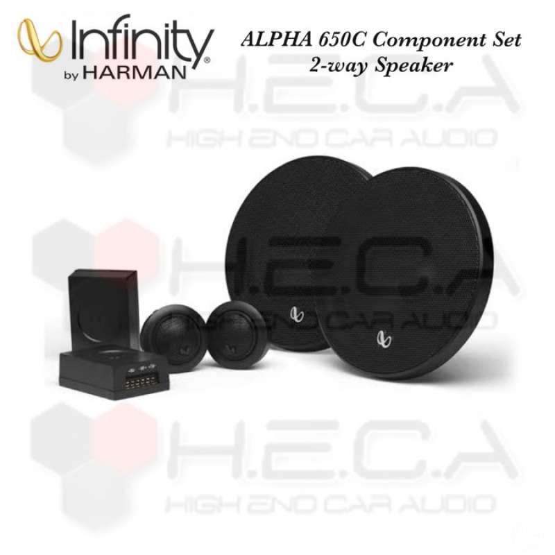 Jual Infinity By Harman Alpha 650c Component Set Split 2 Way Speaker 6 5 Inch Online Februari 2021 Blibli