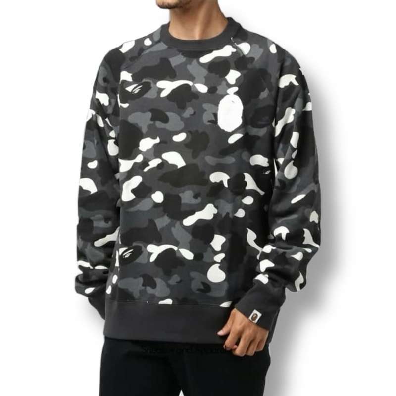 Bape city clearance camo crewneck