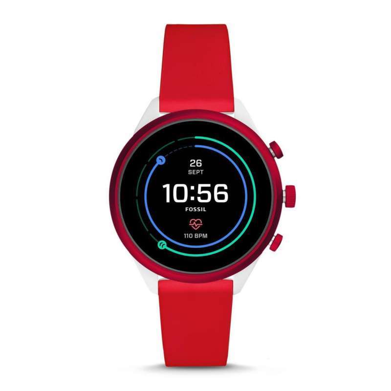 Jual Fossil Ftw6052 Gen 4 Sport Smartwatch Jam Tangan Wanita Red Online November 2020 Blibli Com