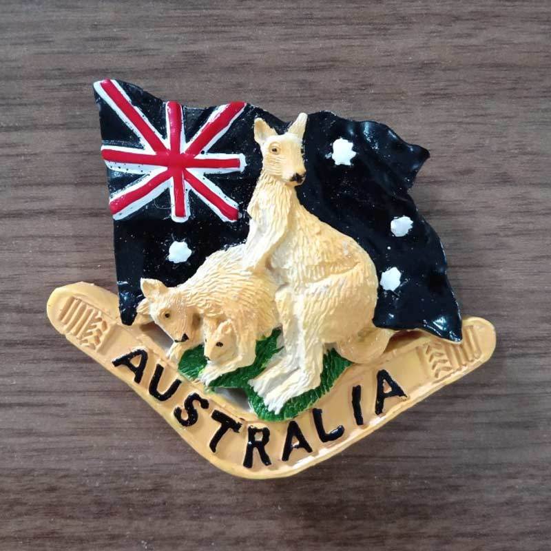 Jual Fridge Magnet Tempelan Kulkas Souvenir Negara Australia Kanguru Kangaroo Anak Baby Au013 Online September 2020 Blibli Com