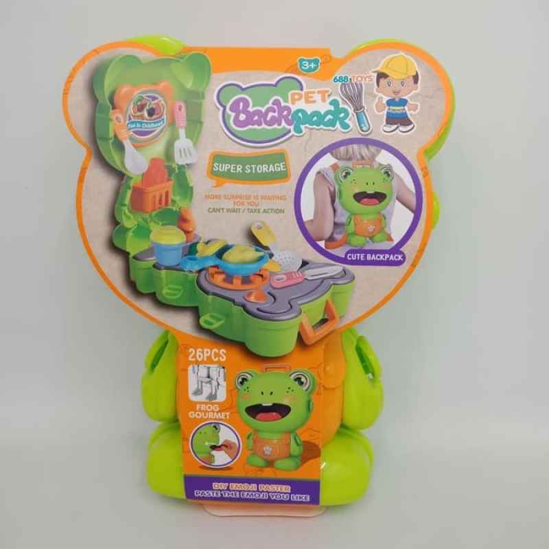Jual Superior Toys Model Backpack Kodok Masak Masakan Mainan Anak Online Januari 2021 Blibli