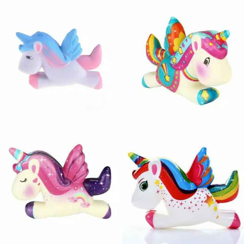 Jual Squishy Unicorn Rainbow Kuda Terbang Slow Dan Soft Mainan Anak Online Oktober 2020 Blibli Com