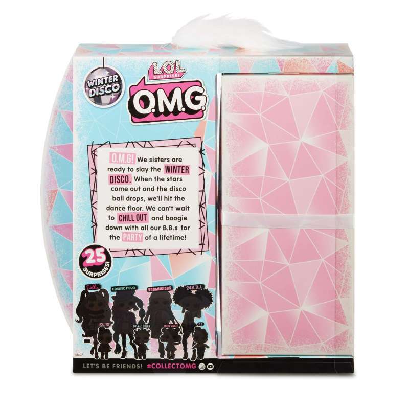 lol surprise lol surprise o m g winter disco snowlicious fashion doll