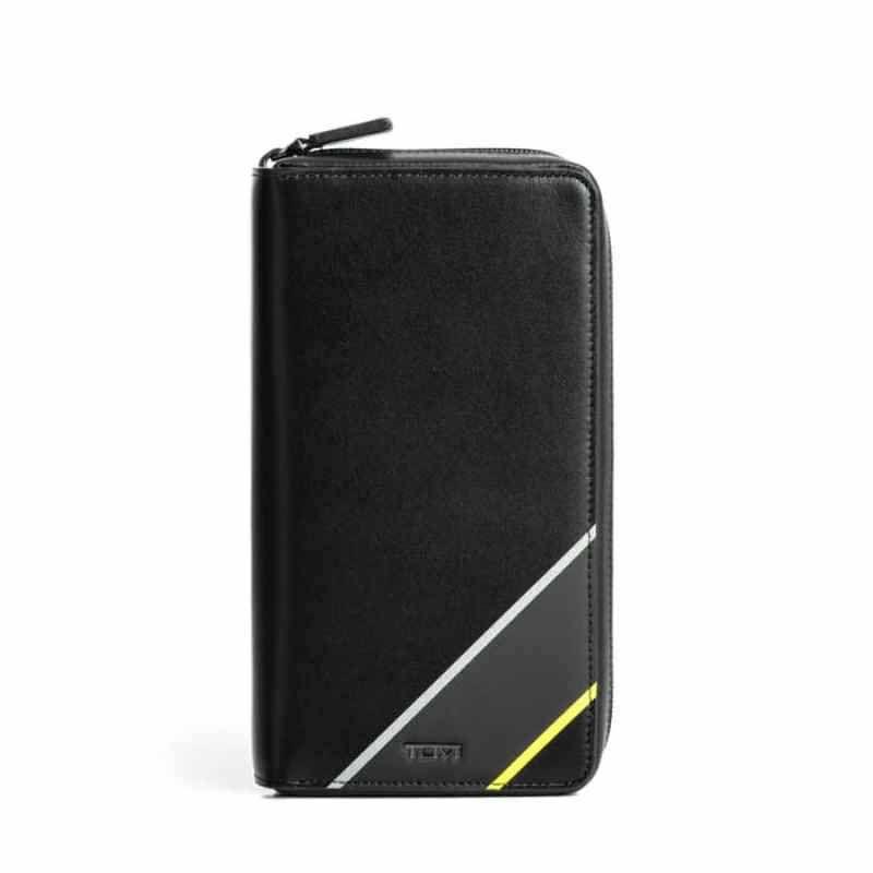 Jual Tumi Nassau Zip Around Travel Wallet Dompet Pria Black