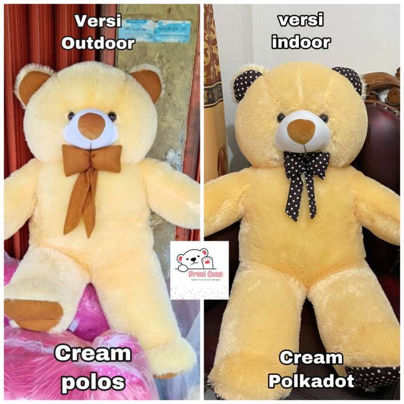 Jual Boneka teddy bear 1 meter beruang besar jumbo murah SNI