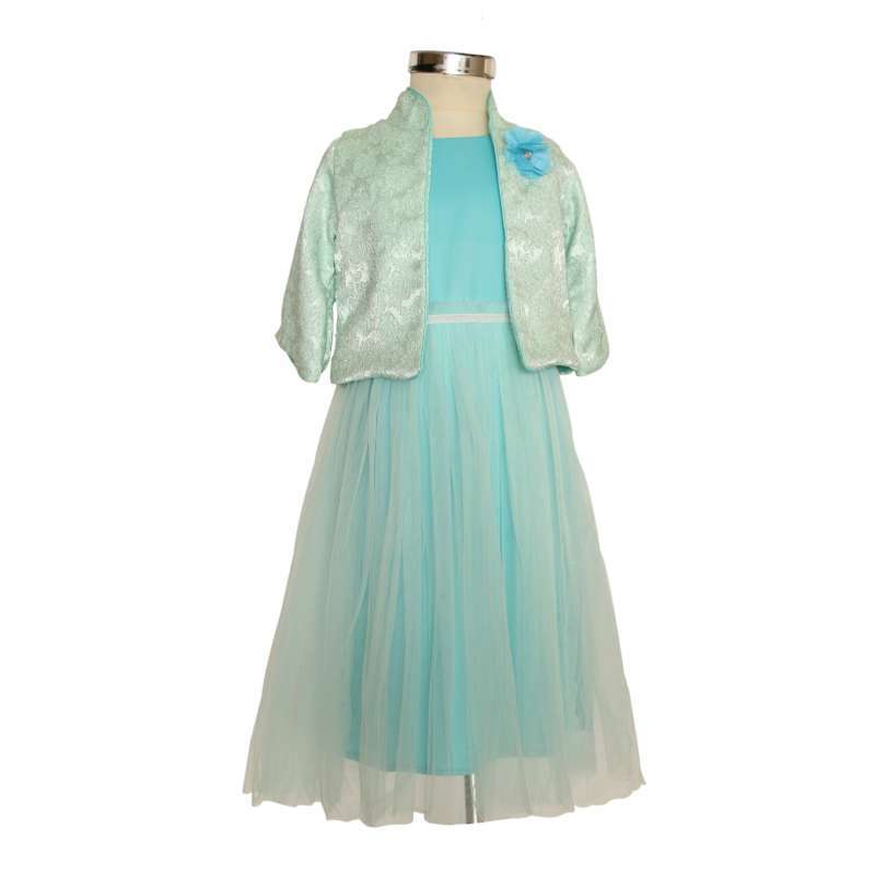 Jual Baju Muslim Dress Anak Perempuan Pink Mint Little Glam Freya Bolero Online Oktober 2020 Blibli Com