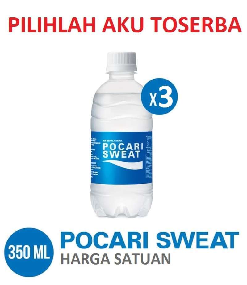 Promo POCARI SWEAT PET 350 ml - ( 1 PAKET ISI 3 BOTOL ) di Seller Pilihlah  Aku Toserba - Kota Jakarta Barat, DKI Jakarta | Blibli