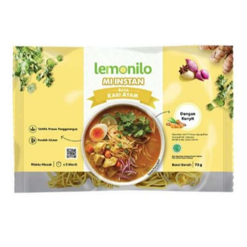 Jual Lemonilo Mie Kuah Rasa Kari Ayam 70gr Online Mei 2021 Blibli