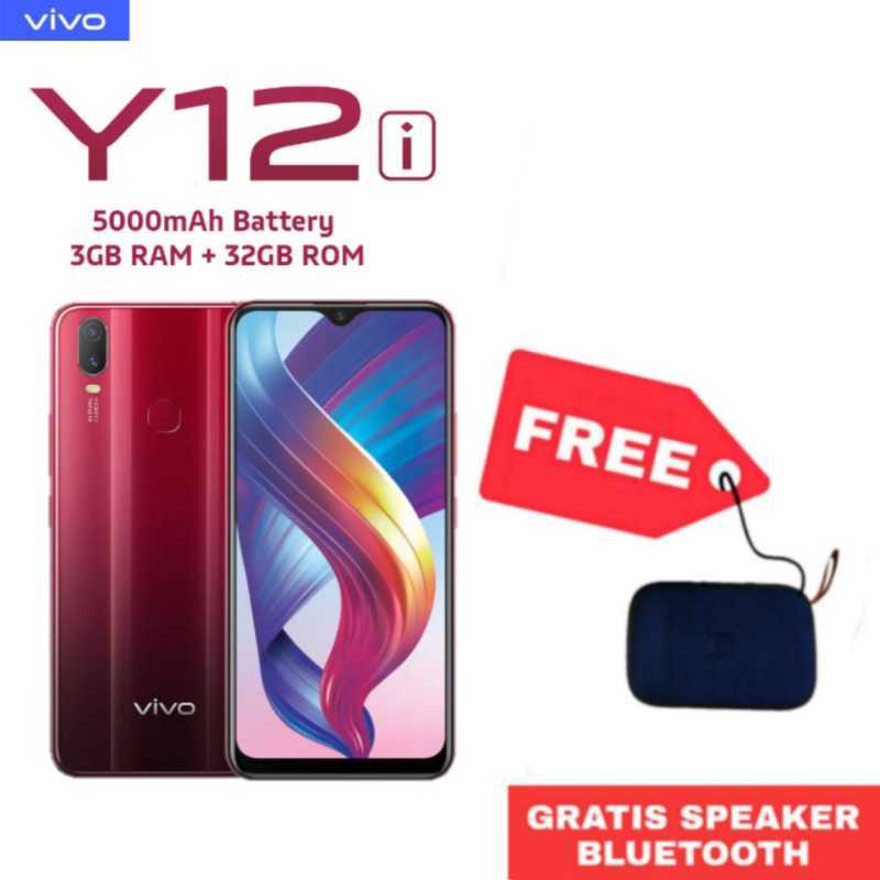Jual Vivo Y12i Smartphone 3 Gb 32 Gb Free Speaker Bluetooth Online Oktober 2020 Blibli Com