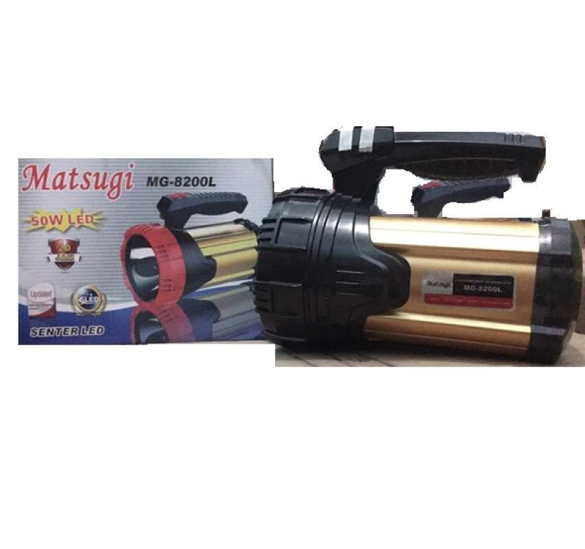 Jual Matsugi Mg8200l Senter Jarak Jauh Jangkauan 2000 Meter Led 50 Watt Super Terang Online Oktober 2020 Blibli Com