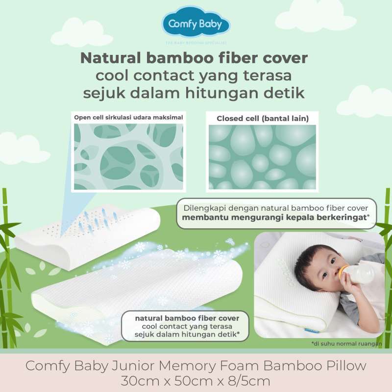 Comfy Baby Adjustable Memory Foam Pillow