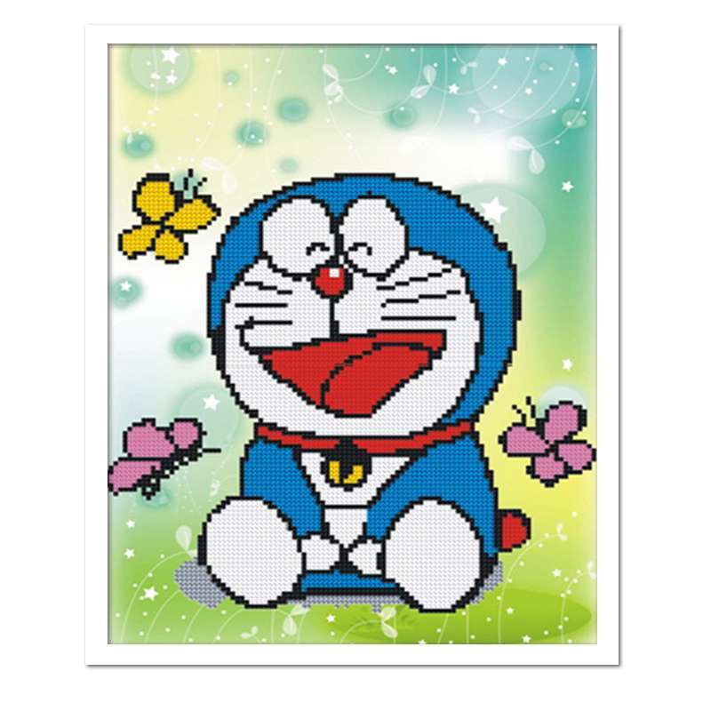 Jual Diy Diamond Painting Full Cartoon Characters Doraemon 30x40cm D523g Online Februari 2021 Blibli