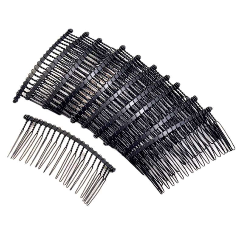 Details about / 10Pcs Metal Hair Comb Slide Side Combs Hair Clip Hair Jewelry Decor