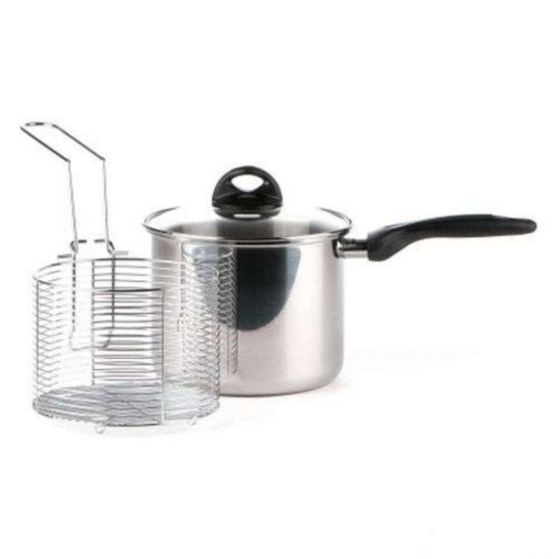 Jual Deep Fryer Pan Panci Wajan Goreng Kentang Fried Chicken Serbaguna Murah Agustus 2020 Blibli Com