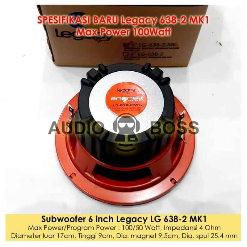 Jual Speaker Subwoofer 6 Inch 6in 6 Legacy 6 638 Lg 638 2 150 Watt Online Februari 2021 Blibli