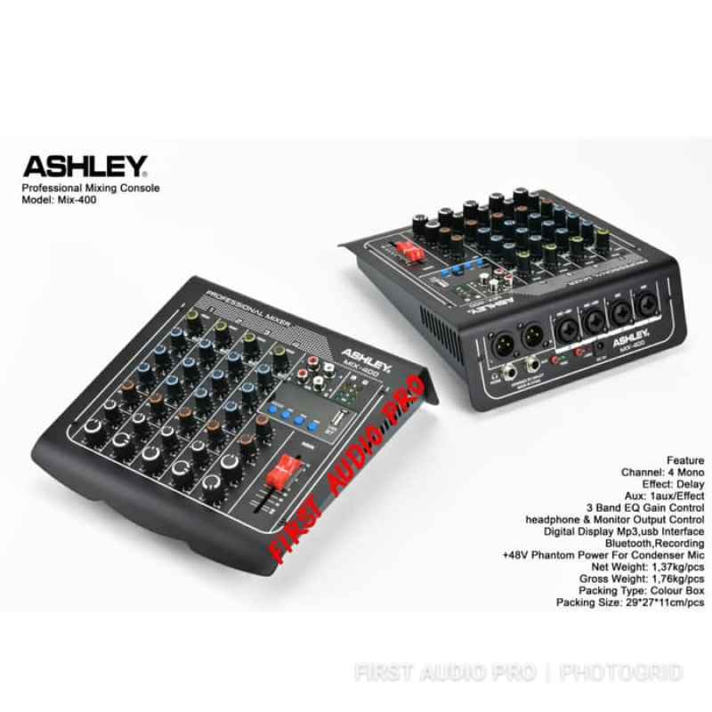 Jual Mixer Audio Ashley Mix 400 Mix400 4 Channel Original Online September 2020 Blibli Com