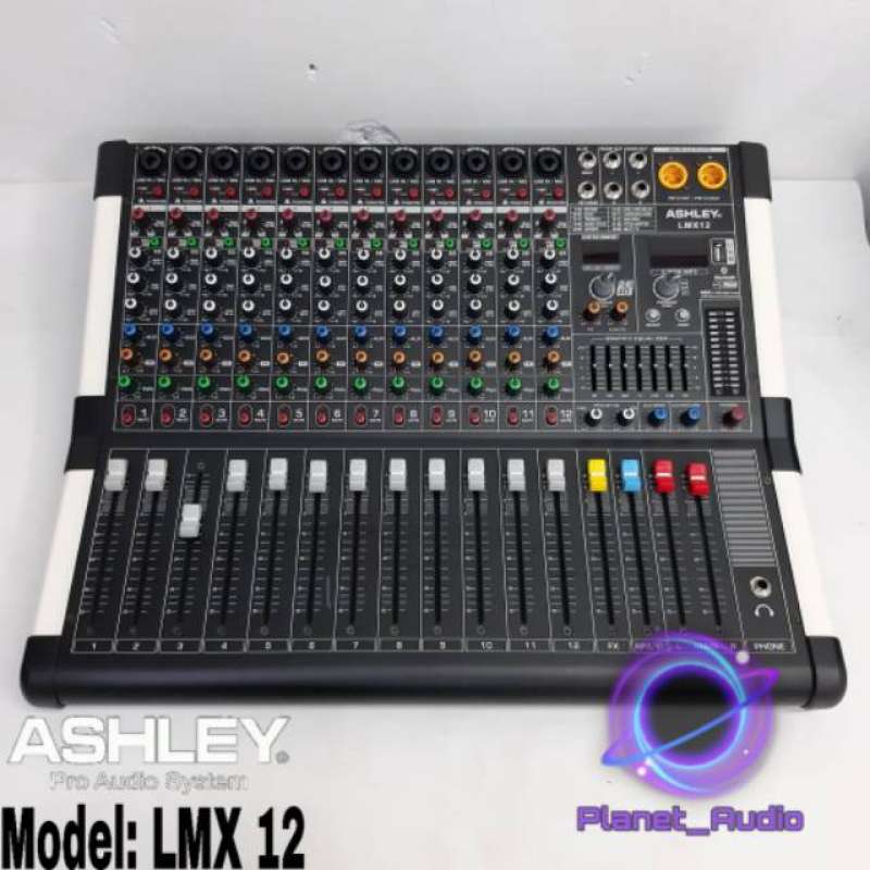 Jual Mixer Audio Ashley Lmx 12 99dsp Original Ashley 12 Channel Terbaru Juni 21 Blibli