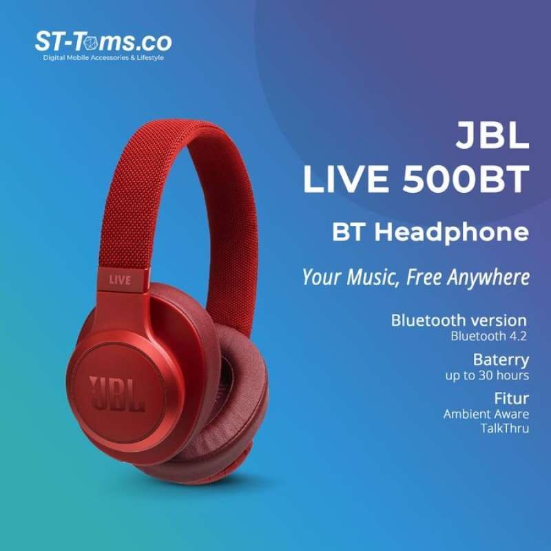 500 BT Wireless Over Ear Headphone 