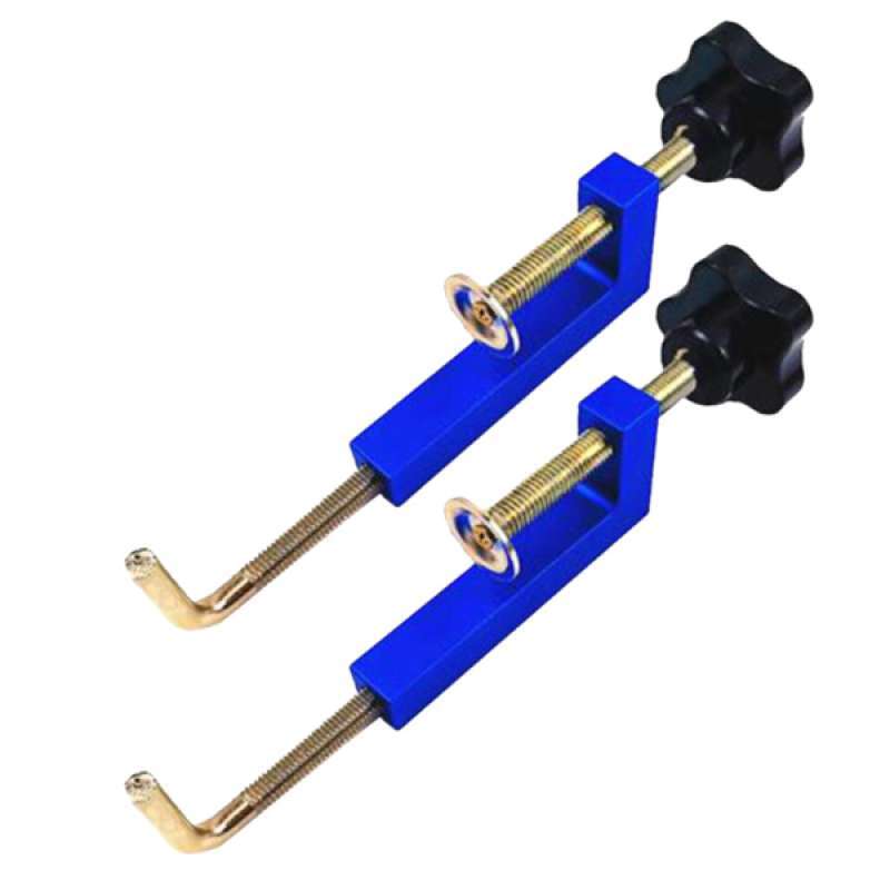 Jual 2x Aluminium Alloy Universal Fence Clamp Woodworking Diy For Table Saws Blue Online Desember 2020 Blibli