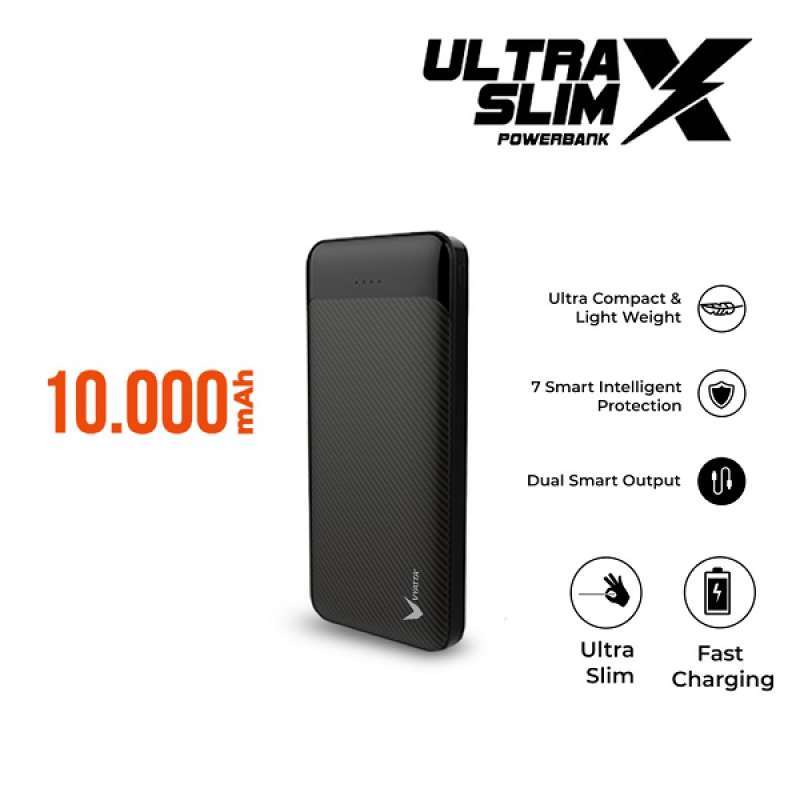 Jual Vyatta Ultra Slim X Powerbank 10 000 Type C Input Dual Output 2a Fast Charge Online Oktober 2020 Blibli Com