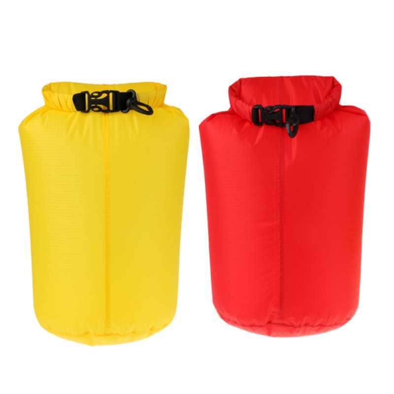 Jual 2pcs 5l Waterproof Dry Bag Sack Pouch For Kayak Swimming Rafting Yellow Red Online Desember 2020 Blibli