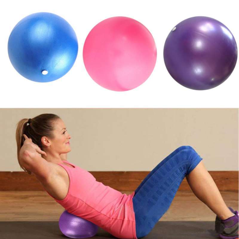 3pcs 25cm yoga ball birthing pvc core stability pilates home gym balance ball