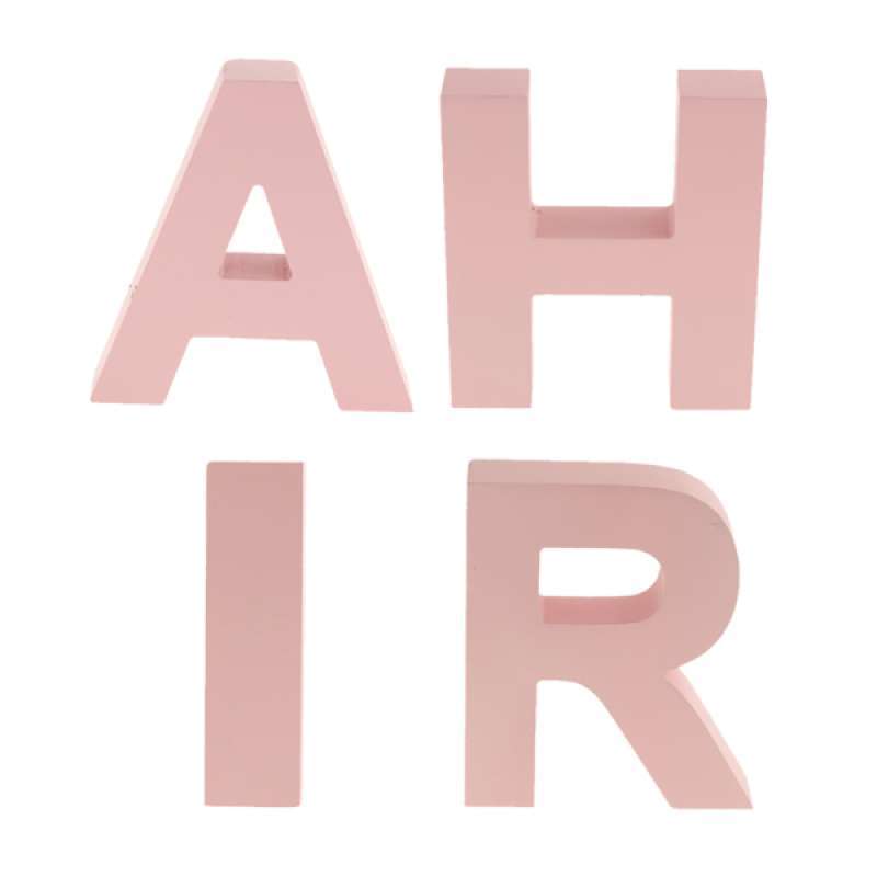 Jual 4pcs A H I R Pink Wooden Floating Letters Door Numbers Alphabet Letter Baby Shower Signs For Kids Baby Nursery Room Decor Online Februari 2021 Blibli