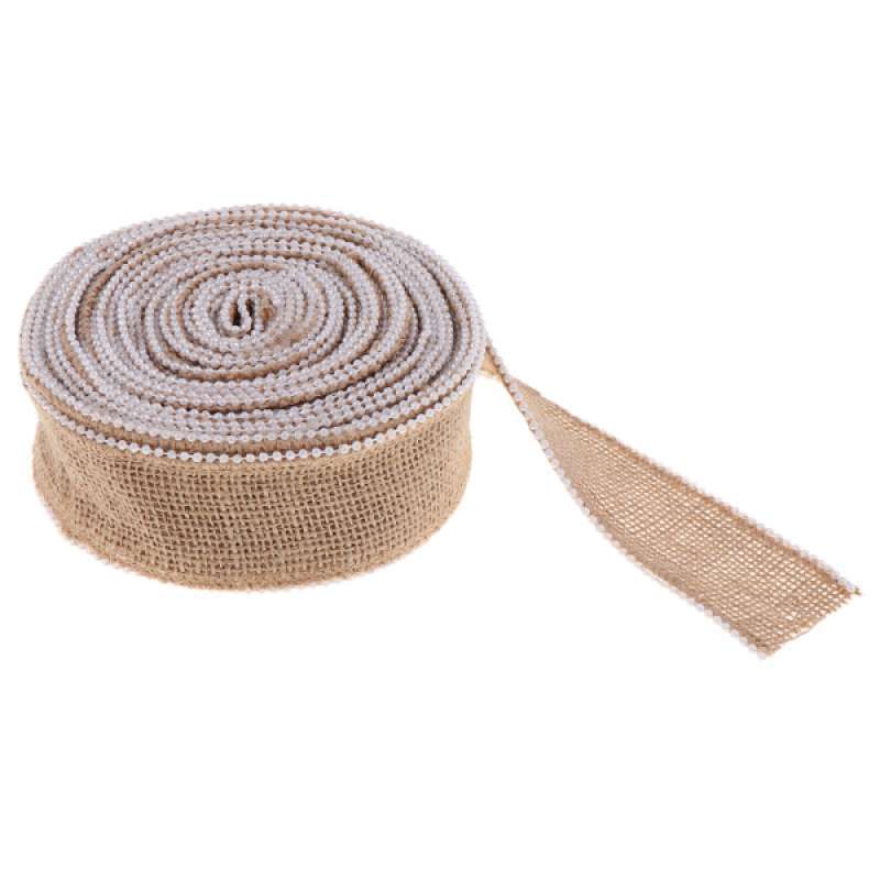 10m 40mm Vintage Natural Jute Burlap Hessian Ribbon Decorative Embellishment Terbaru September 2021 Harga Murah Kualitas Terjamin Blibli