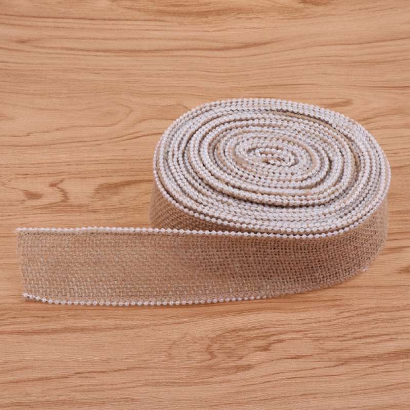 10m 40mm Vintage Natural Jute Burlap Hessian Ribbon Decorative Embellishment Terbaru September 2021 Harga Murah Kualitas Terjamin Blibli