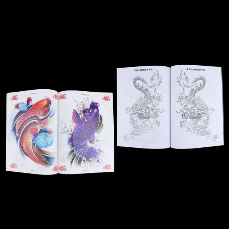 Jual 2x Tattoo Reference Book Manuscript Sketchbook Body Art Lots Pattern  Designs - - di Seller Homyl - China | Blibli